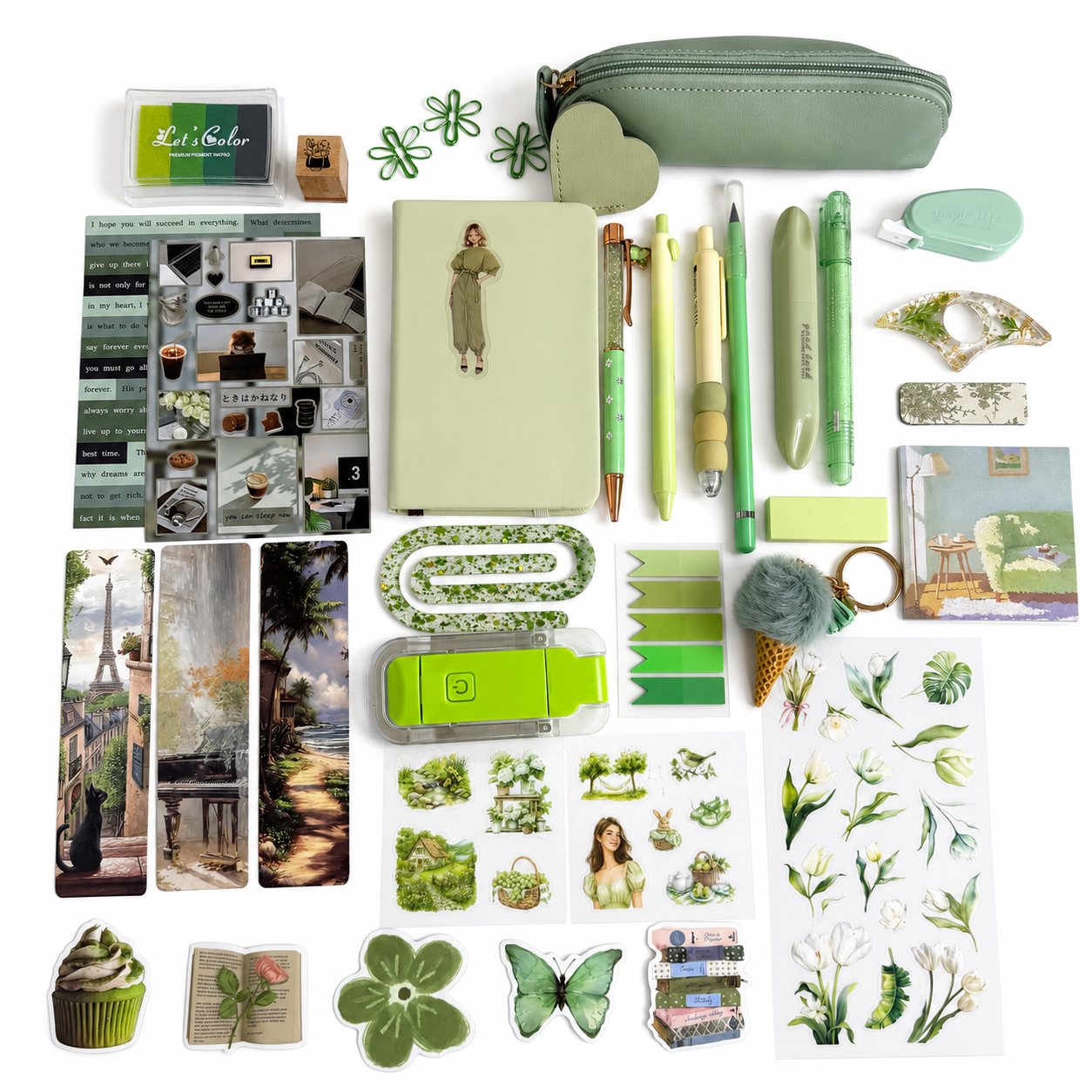 💚 OLIVE Green Bookish Bundle