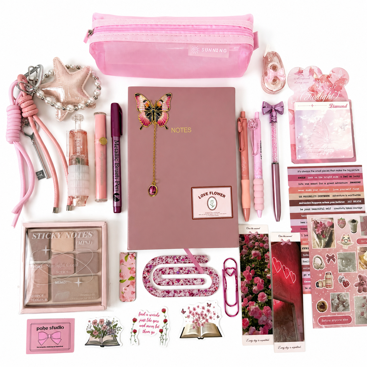 Soft Rose Bouquet Set