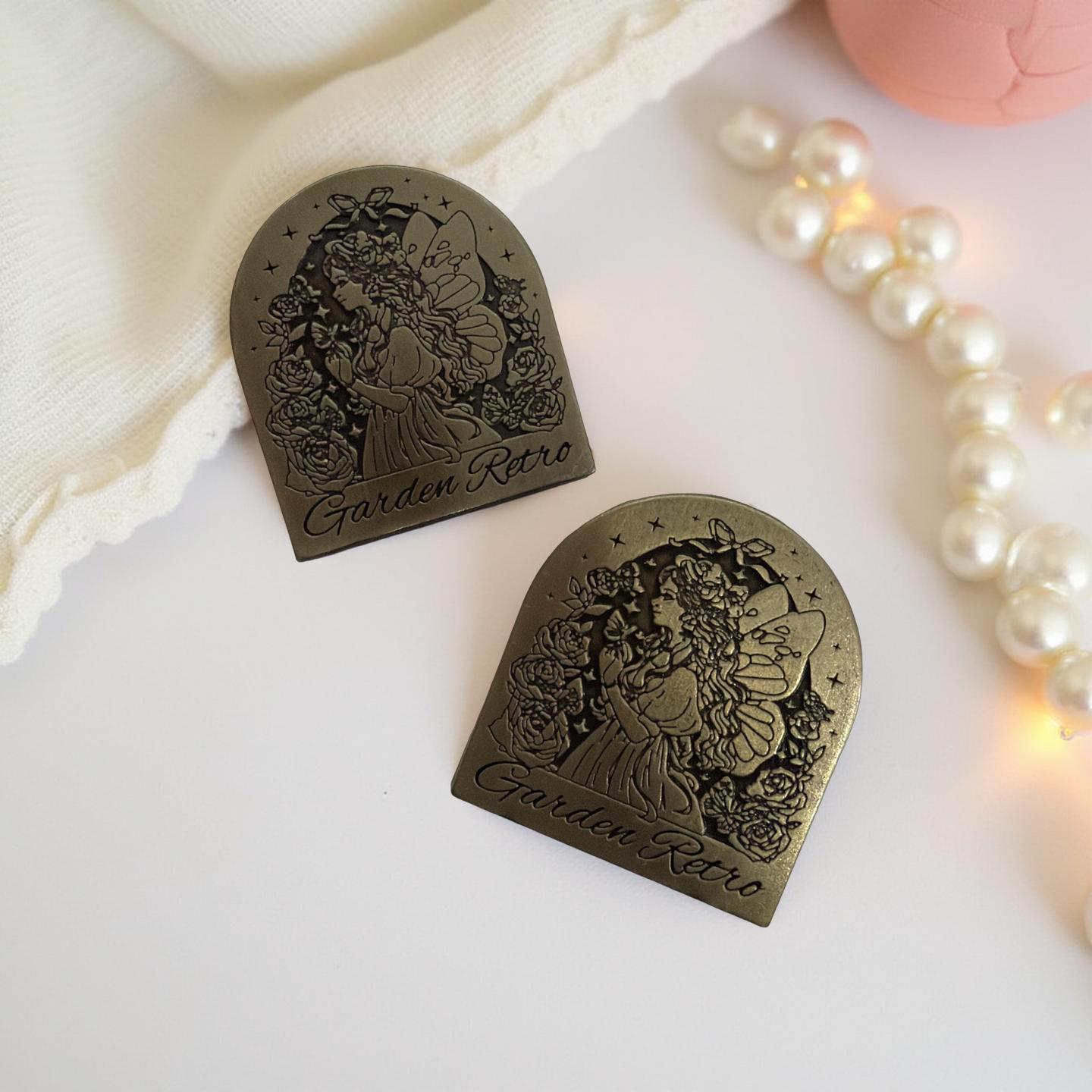 Vintage stationery metal clip