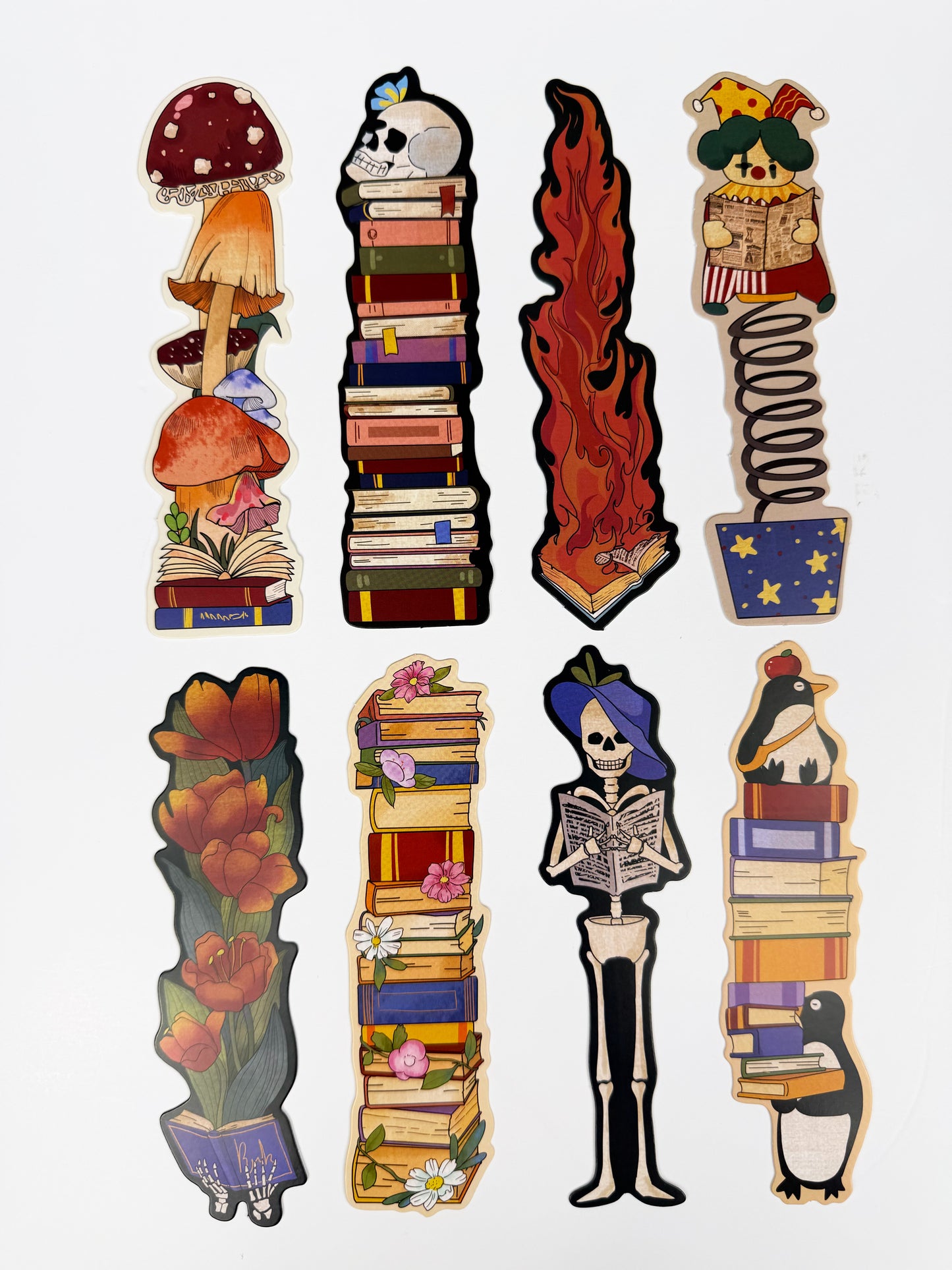Illustrated Bookmark -Set of 8