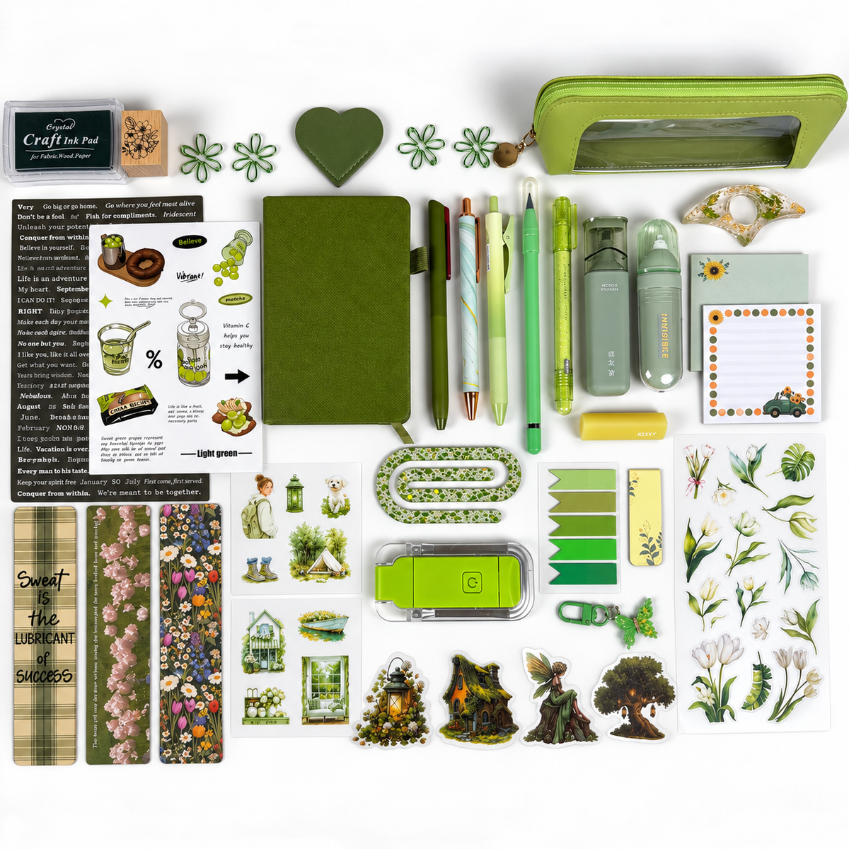 💚 OLIVE Green Bookish Bundle