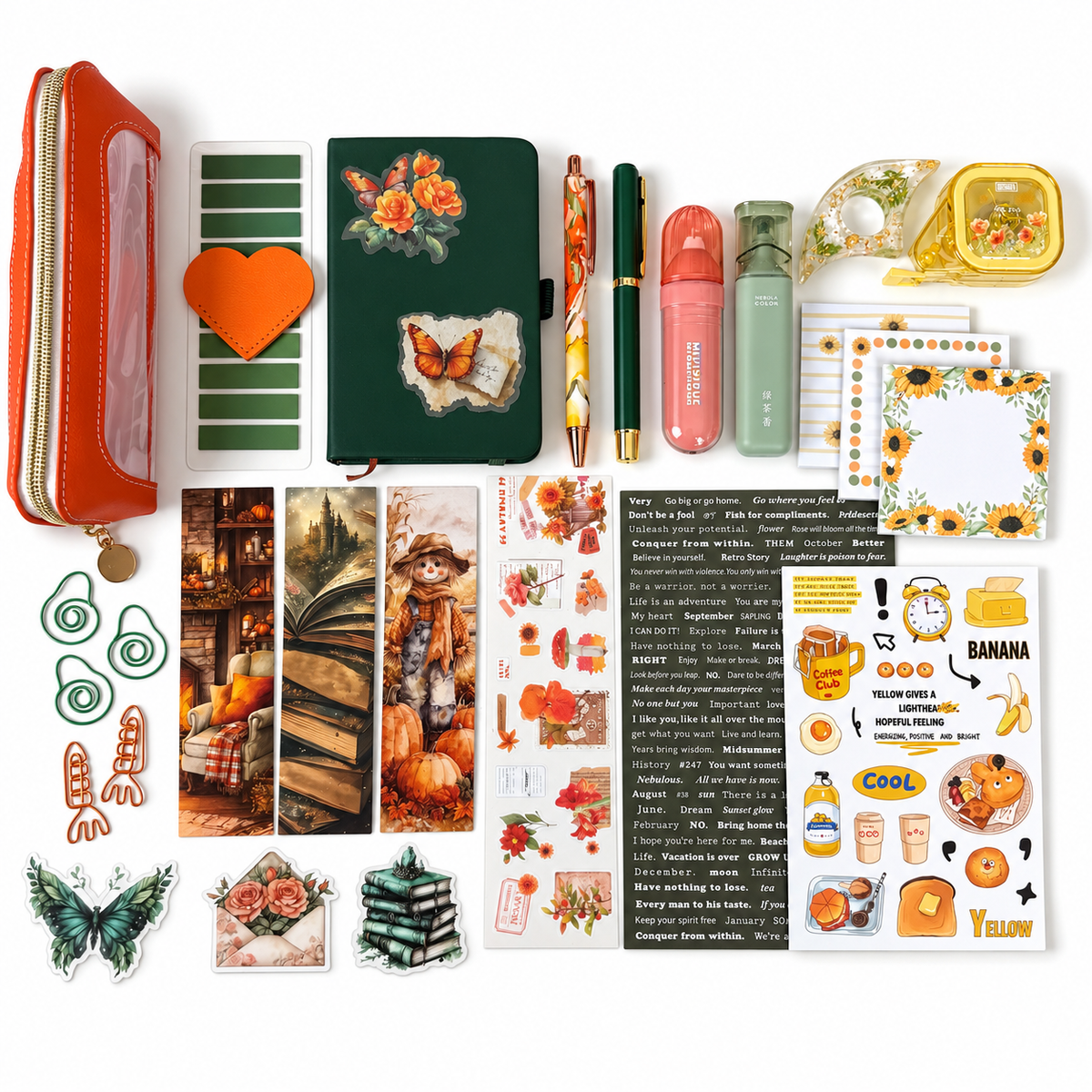 🌿🧡Autumn Garden Bookish Bundle