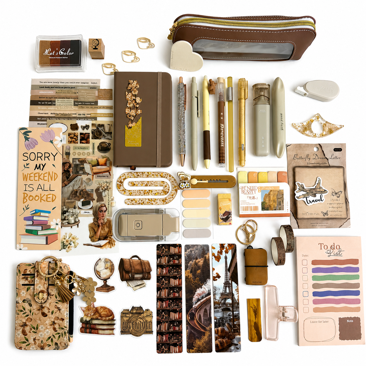 🤎 BROWN Travel Bookish Bundle
