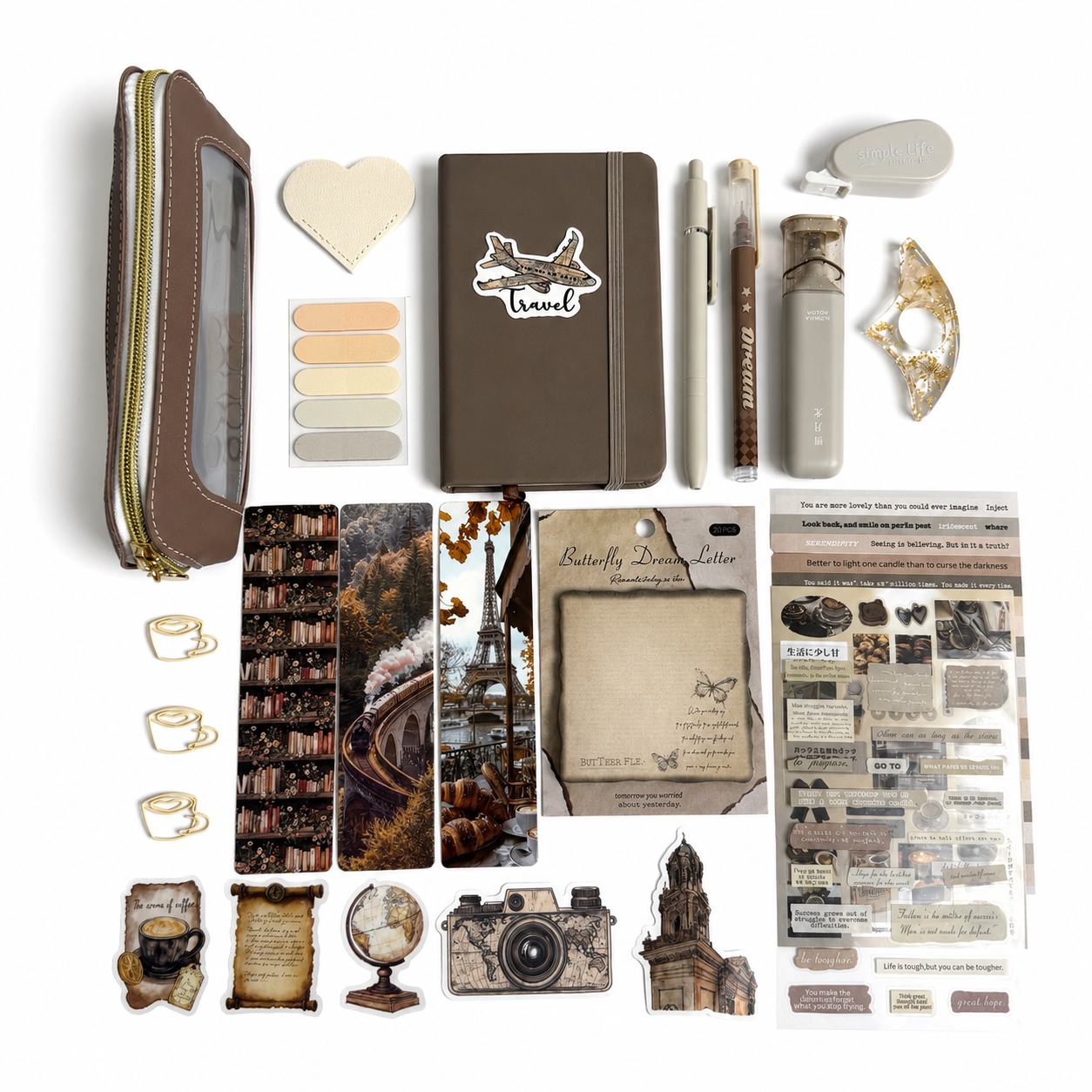 🤎 BROWN Travel Bookish Bundle