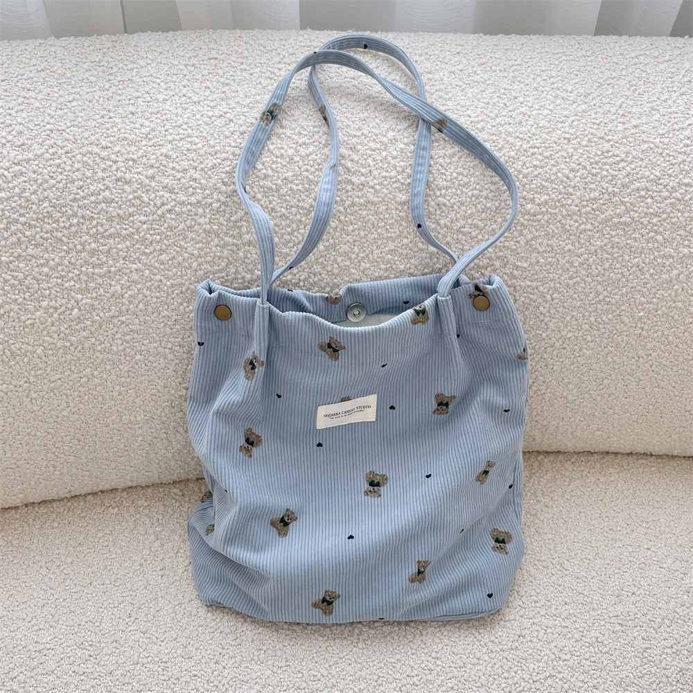 Little Bear 🧸  Velvet Tote