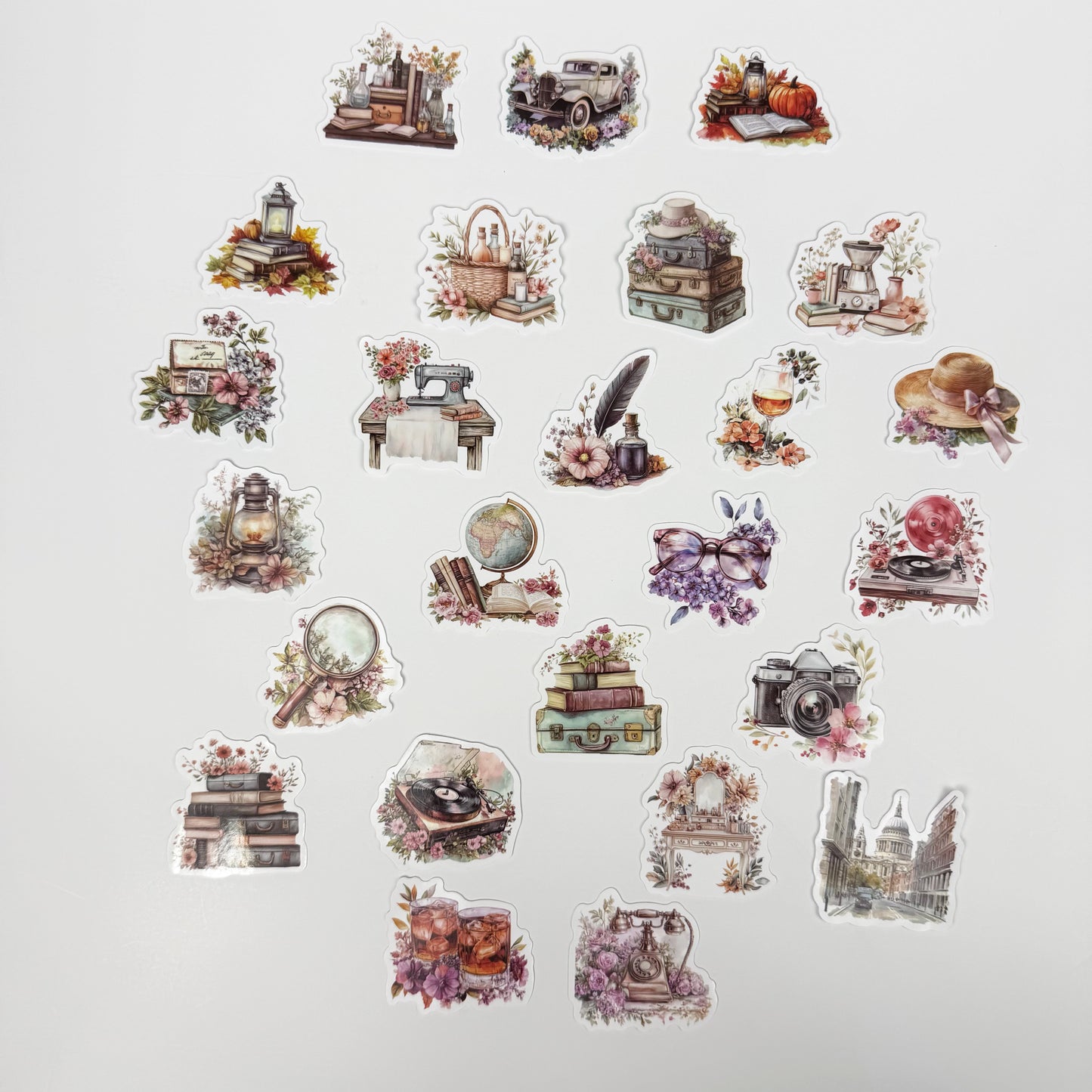 Floral Mood Stickers  -Set of 25