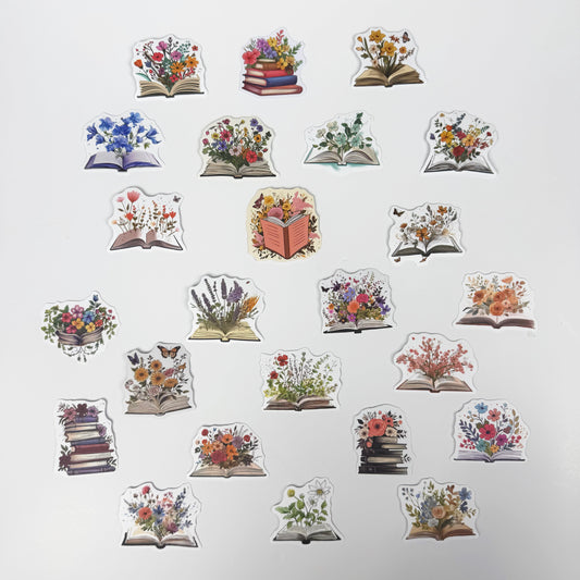 Blossoming Books Stickers -Set of 25