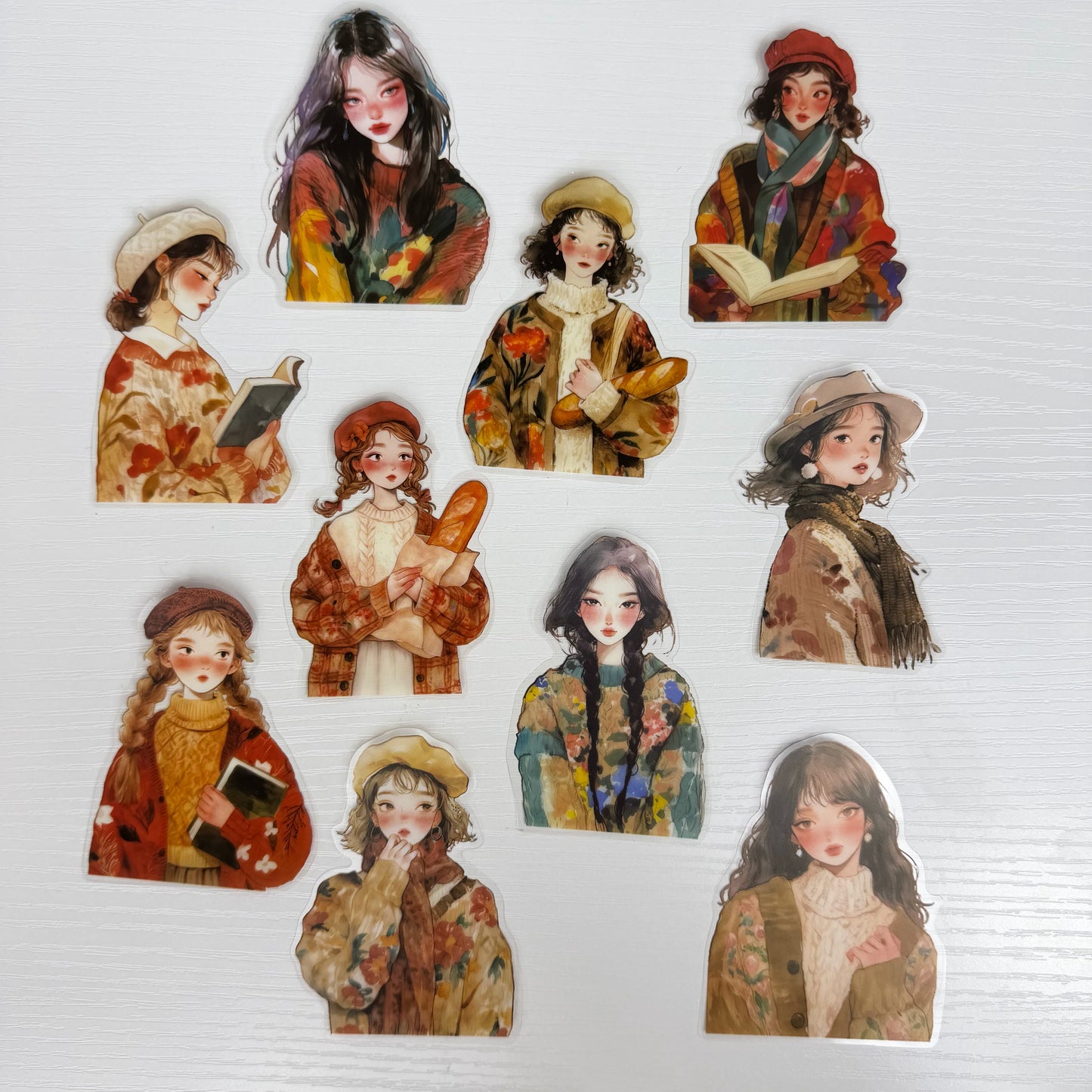 Golden Harvest Aesthetic Stickers
