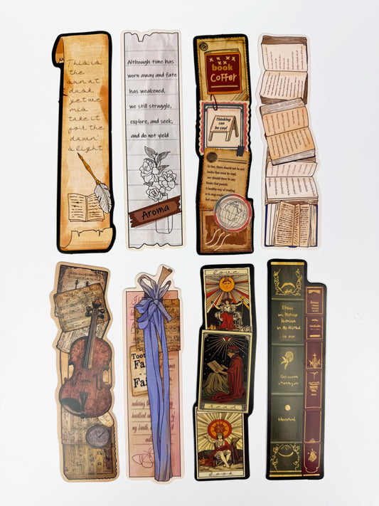 Decorative Bookmark  -Set of 8